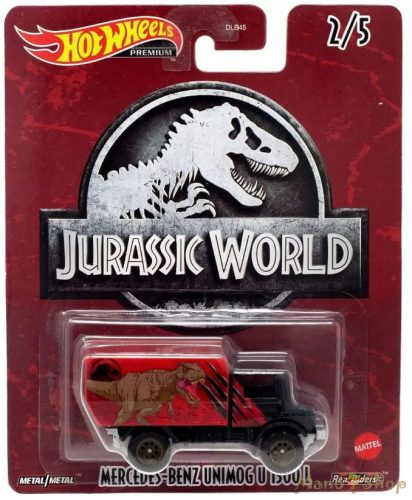 Hot Wheels: Premium Pop Culture: Jurassic World: Mercedes-Benz Unimog U 1300 L kisautó 2/5