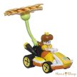 Hot Wheels : Mario Kart : Princess Daisy Standard Kart + Flower Glider fém gokart vitorlázóval