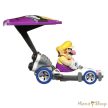 Hot Wheels : Mario Kart : Wario B-Dasher + Wario Wing fém gokart vitorlázóval