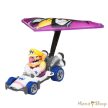 Hot Wheels : Mario Kart : Wario B-Dasher + Wario Wing fém gokart vitorlázóval