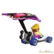 Hot Wheels : Mario Kart : Wario B-Dasher + Wario Wing fém gokart vitorlázóval