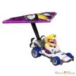 Hot Wheels : Mario Kart : Wario B-Dasher + Wario Wing fém gokart vitorlázóval