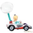Hot Wheels : Mario Kart : Rosalina P-Wing + Cloud Glider fém gokart vitorlázóval