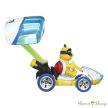 Hot Wheels : Mario Kart : Lakitu Standard Kart + Parafoil Glider fém gokart vitorlázóval