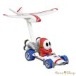 Hot Wheels : Mario Kart : Shy Guy B-Dasher + Plane Glider fém gokart vitorlázóval