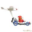 Hot Wheels : Mario Kart : Shy Guy B-Dasher + Plane Glider fém gokart vitorlázóval