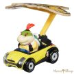 Hot Wheels : Mario Kart : Bowser Jr. Sports Coupe + Bowser Kite fém gokart vitorlázóval