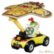 Hot Wheels : Mario Kart : Bowser Jr. Sports Coupe + Bowser Kite fém gokart vitorlázóval