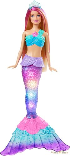 Barbie: Dreamtopia: Tündöklő Szivárványsellő Baba (HDJ36)