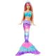 Barbie: Dreamtopia: Tündöklő Szivárványsellő Baba (HDJ36)