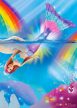 Barbie: Dreamtopia: Tündöklő Szivárványsellő Baba (HDJ36)