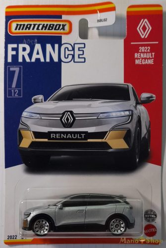 Matchbox - Franciaország Kollekció - 2022 Renault Megane