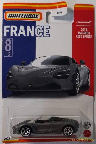 Matchbox - Franciaország Kollekció - 2019 McLaren 720S Spider