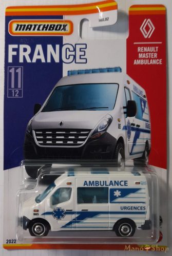 Matchbox - Franciaország Kollekció - Renault Master Ambulance