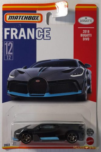 Matchbox - Franciaország Kollekció - 2018 Bugatti Divo