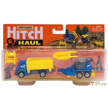   Matchbox - Hitch & Haul - MBX Construcion Zone utánfutós kisautó