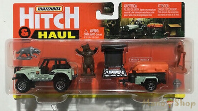 Matchbox - Hitch & Haul - MBX Off Road utánfutós kisautó