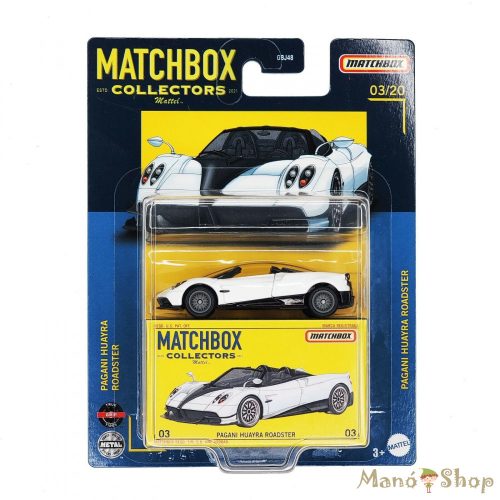 Matchbox Collectors - Pagani Huayra Roadster - Gyűjtői kisautó