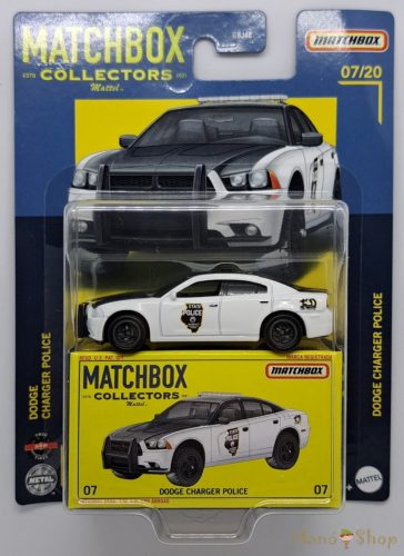 Matchbox Collectors - Dodge Charger Police - Gyűjtői kisautó 