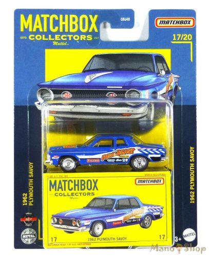 Matchbox Collectors - 1962 Plymouth Savoy - Gyűjtői kisautó 