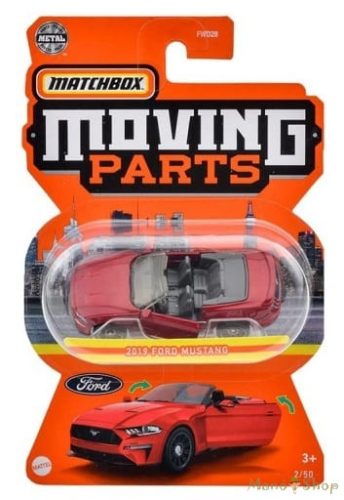 Matchbox Moving Parts - 2019 Ford Mustang - nyitható kisautó