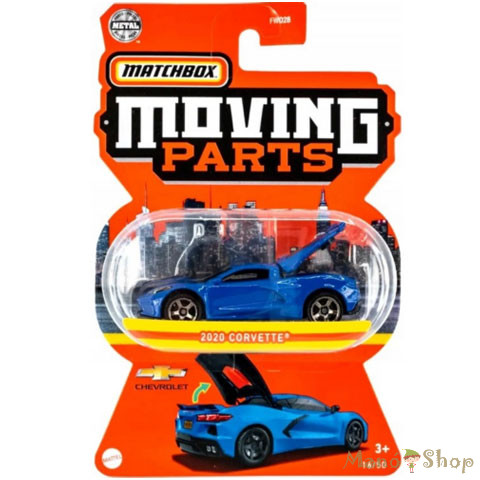  Matchbox Moving Parts - 2020 Corvette - nyitható kisautó