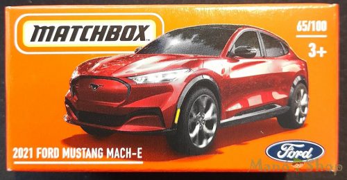 Matchbox - 2021 Ford Mustang Mach-E - kisautó papírcsomagban