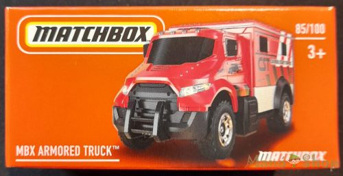 Matchbox - MBX Armored Truck - kisautó papírdobozban
