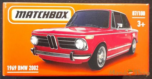 Matchbox - 1969 BMW 2002 - kisautó papírcsomagban