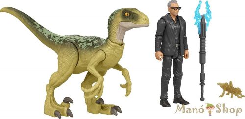Jurassic World 3 - Dr. Ian Malcolm és Velociraptor