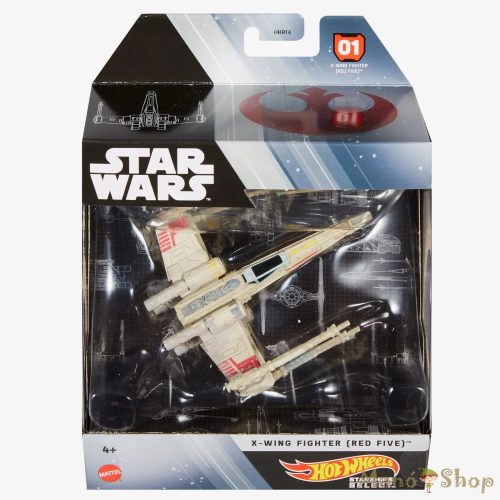 Hot Wheels - Star Wars Starships Select - X-Wing Fighter (Red Five)