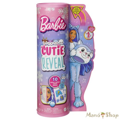 Barbie - Cutie Reveal - Husky meglepetés baba