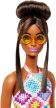 Barbie - Fashionista Barátnők Stílusos divatbaba - Barna kontyos hajú baba #210