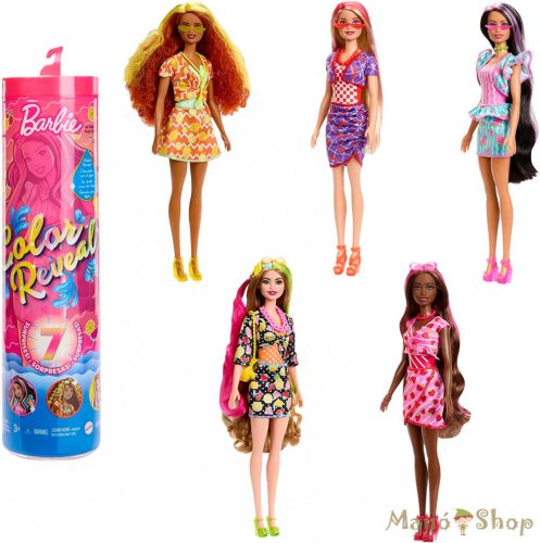 Barbie - Color Reveal Meglepetés baba - Illatos gyümik
