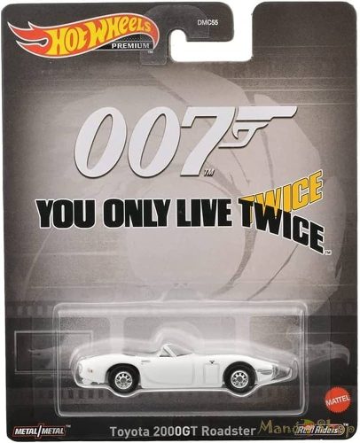 Hot Wheels Premium - Retro Entertainment 007 You Only Live Twice - Toyota 2000GT Roadster