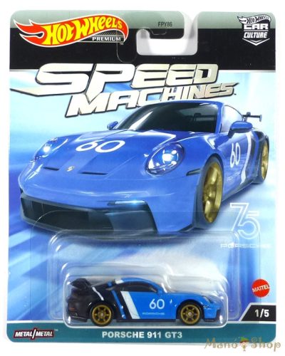Hot Wheels Premium - Speed Machines - Porsche 911 GT3