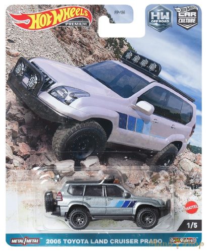 Hot Wheels Premium - Car Culture - Off Road - 2005 Toyota Land Cruiser Prado