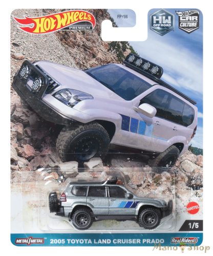 Hot Wheels: Car Culture: HW Off Road: 2005 Toyota Land Cruiser Prado kisautó 1/5
