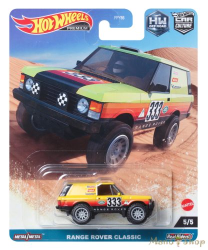 Hot Wheels: Car Culture: HW Off Road: Range Rover Classic kisautó 5/5