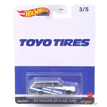   Hot Wheels Premium - Pop Culture - Toyo Tires '69 Nissan Skyline Van
