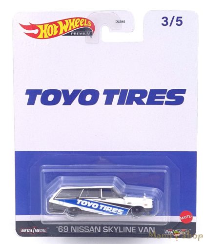 Hot Wheels Premium - Pop Culture - Toyo Tires '69 Nissan Skyline Van