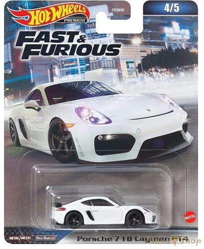 Hot Wheels Premium - Fast and Furious - Porsche 718 Cayman GT4