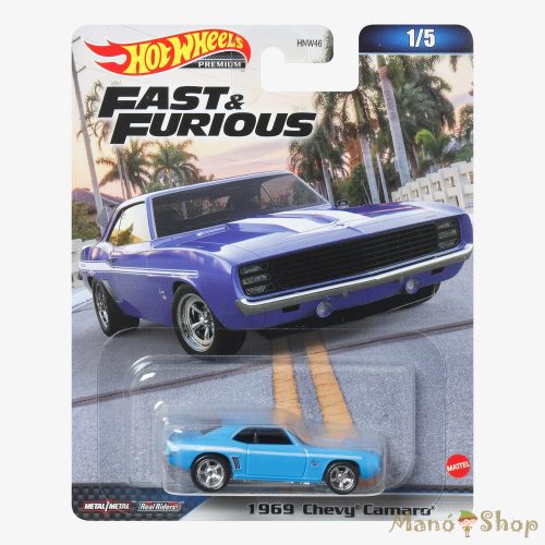 Hot Wheels Premium - Fast and Furious - 1969 Chevy Camaro