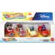 Hot Wheels: Racers Kisautók: Disney 4-es csomag