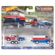 Hot Wheels Premium Team Transport: '70 Rover P6 Group 2 / HW Rally Hauler szállító autó