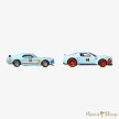 Hot Wheels Premium - Car Culture 2 db -os Pack - 1969 Ford Mustang Boss 302 & 2014 Custom Mustang "GULF"