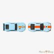 Hot Wheels Premium - Car Culture 2 db -os Pack - 1969 Ford Mustang Boss 302 & 2014 Custom Mustang "GULF"