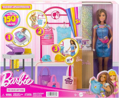 Barbie Ruhatervező Játékszett