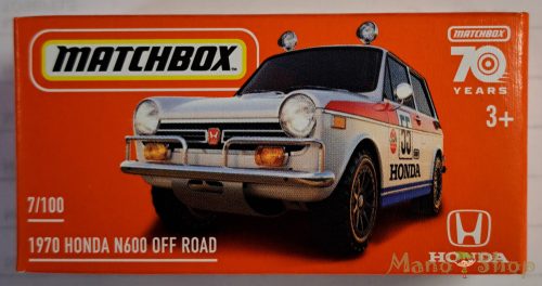 Matchbox - 1970 Honda N600 Off Road - Kisautó Papírdobozban