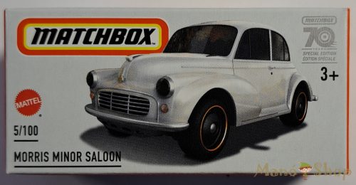 Matchbox - Morris Minor Saloon - kisautó papírcsomagban